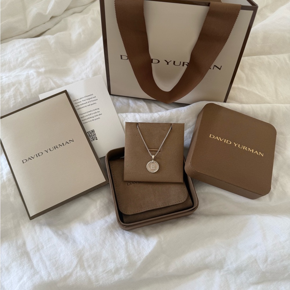 David Yurman Silver Pendant Necklace